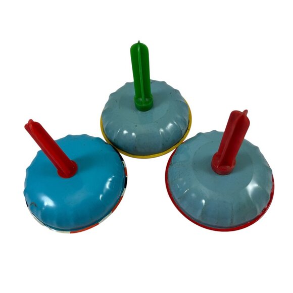 Lot of 9 Tin Litho Toy Noisemakers New Years Party US Metal Mfg Co Vintage 1950s - Picture 9 of 9